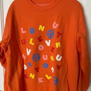 Orange OFFICIAL Love On Tour Crewneck Harry Styles